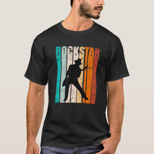 Retro Guitar Rock And Roll Guitarists Guitar Music T-Shirt