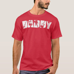 Retro Guitarist Father Daddy Guitar Fathers Day Mu T-Shirt