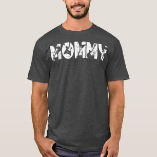 Retro Guitarist Mother Mummy Guitar Mothers Day Mu T-Shirt