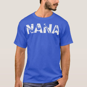 Retro Guitarist Mother Nana Guitar Mothers Day Mus T-Shirt