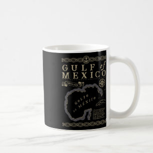 Retro Gulf Of Mexico Est 1550 Mexican Flag For Men Coffee Mug