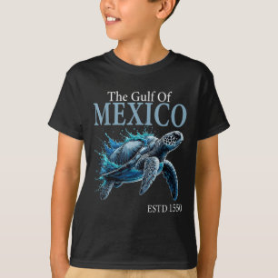 Retro Gulf Of Mexico Turtle T-Shirt