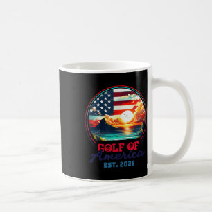 Retro Gulf Of Us America 2025 American Flag Gulf M Coffee Mug