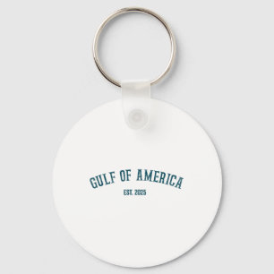 Retro Gulf Of Us America 2025 American Flag Gulf M Key Ring