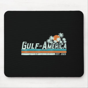 Retro Gulf Of Us America 2025 American Flag Gulf M Mouse Mat