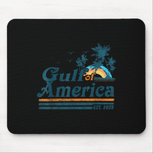 Retro Gulf Of Us America 2025 American Flag Gulf M Mouse Mat