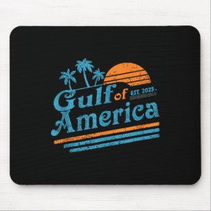 Retro Gulf Of Us America 2025 American Flag Gulf M Mouse Mat