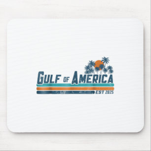 Retro Gulf Of Us America 2025 American Flag Gulf M Mouse Mat