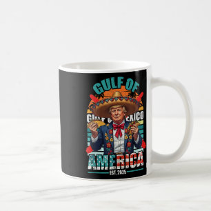 Retro Gulf Of Usa America Est 2025 American Flag G Coffee Mug