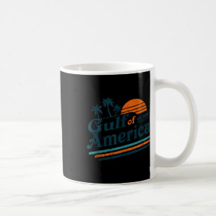 Retro Gulf Of Usa America Est 2025 American Flag G Coffee Mug