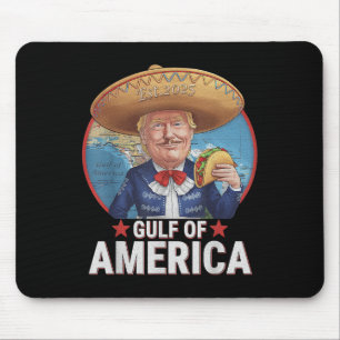 Retro Gulf Of Usa America Est 2025 American Flag G Mouse Mat