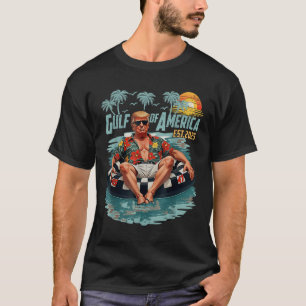 Retro Gulf Of Usa America Est 2025 American Gulf U T-Shirt