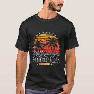 Retro Gulf Of Usa America Est 2025 American  T-Shirt