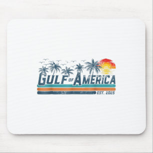 Retro Gulf Of Usa America Est 2025 Gulf Mexico For Mouse Mat