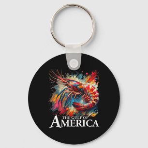 Retro Gulf Of Usa America Gulf Of Mexico Never For Key Ring