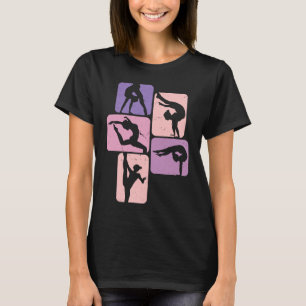 Retro Gymnastics For Women Girls Gymnast 3 T-Shirt