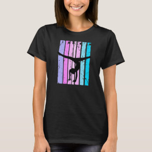 Retro Gymnastics Handstand Queen Cute Vintage Dist T-Shirt