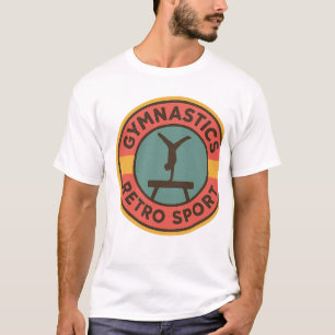 Retro Gymnastics Logo – Vintage Sport Design T-Shirt