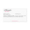 Retro Hair and Beauty Make-up artist business card