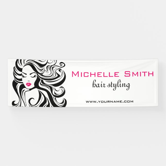 Retro Hairstyling shop banner (Horizontal)