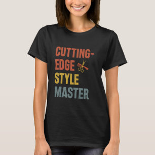 Retro Hairstylist Hairapist Hairdresser Hair Styli T-Shirt