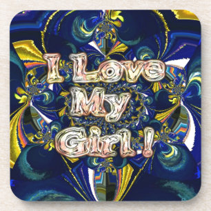 Retro Hakuna matata Infinity I Love my Girl.jpg Coaster
