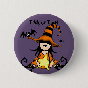 Retro Halloween 6 Cm Round Badge