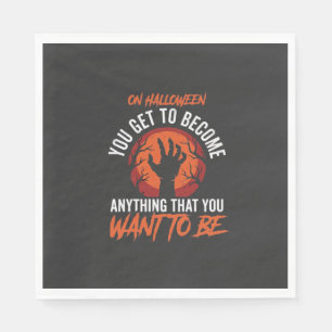 Retro Halloween Anything You Want Design_1 Napkin