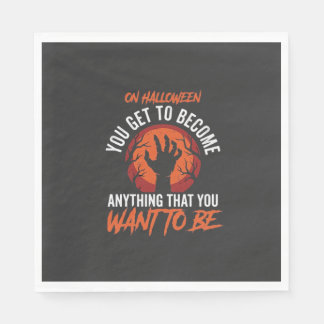 Retro Halloween Anything You Want Design_1 Napkin