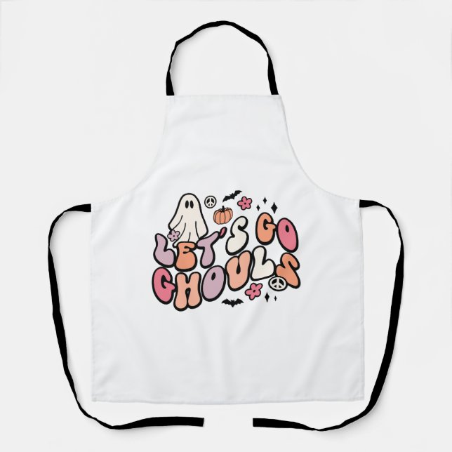 Retro Halloween    Apron (Front)