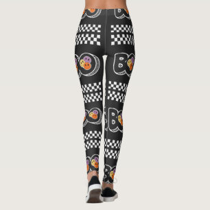 Retro Halloween Boo Cute Unisex Leggings