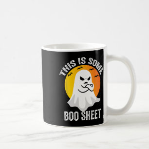 Retro Halloween Boo Ghost Costume This Is Some Boo Coffee Mug