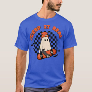 Retro Halloween Creep It Real Vintage Ghost Hallow T-Shirt