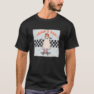 Retro Halloween Creep it Real Vintage Ghost Hallow T-Shirt