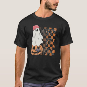Retro Halloween Creep it Real Vintage Ghost Hallow T-Shirt