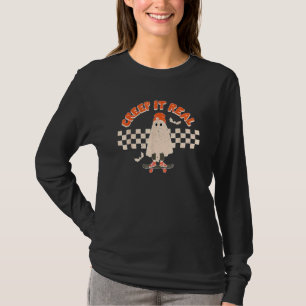 Retro Halloween Creep It Real Vintage Ghost Hallow T-Shirt
