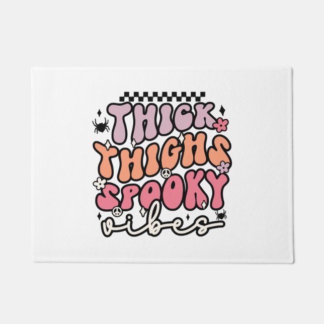 Retro Halloween     Doormat (Front)