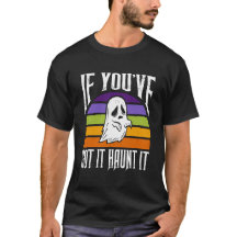 Retro Halloween Ghost T-Shirt