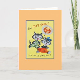 Retro Halloween Greeting Card