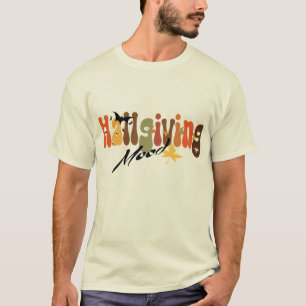 Retro Halloween Hallgiving Mood T-Shirt
