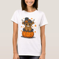 Retro Halloween Highland Cow