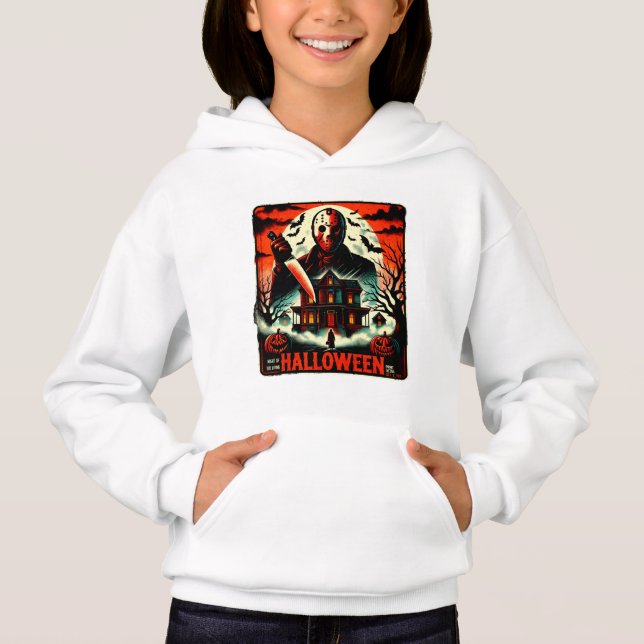 Retro Halloween Horror Night 80s Slasher Vibes (Front)