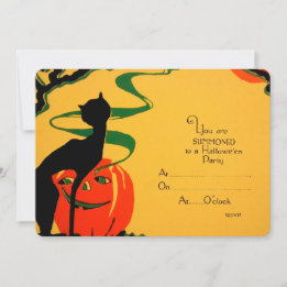 Retro Halloween Invitation