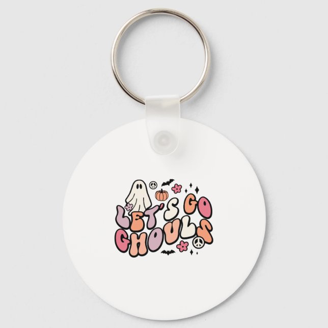 Retro Halloween    Key Ring (Front)