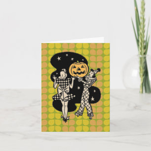 Retro Halloween Ladlies Card