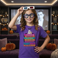 Retro Halloween Movie Marathon Ghost Popcorn Kids