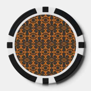 Retro Halloween Party Poker Chips