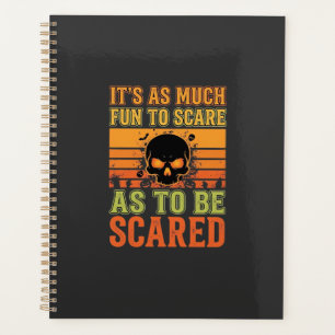 Retro Halloween Scare Skull Design_1 Planner
