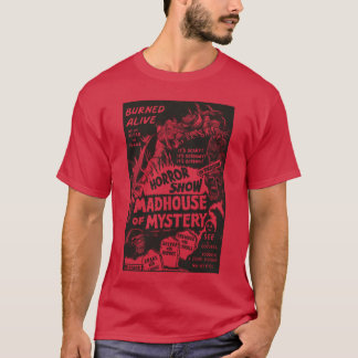 Retro Halloween Skeleton Horror Movie Midnight Hor T-Shirt
