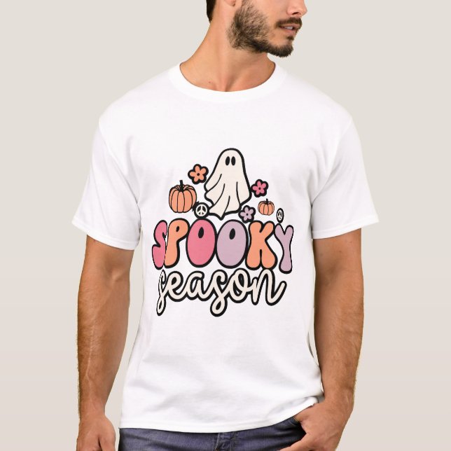 Retro Halloween T-Shirt (Front)